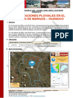 Reporte Complementario Precipitaciones Pluviales en El Distrito de Margos Huanuco
