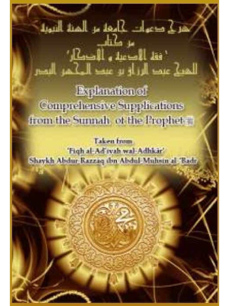 Explanation Of Comprehensive Supplications From The Sunnah Of The Pdf