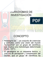 PARADIGMAS DE INVESTIGACIÃ Â N