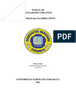 Makalah Diagram Dan Matriks SWOT (Mukhammad Eko Setiawan 01219059)