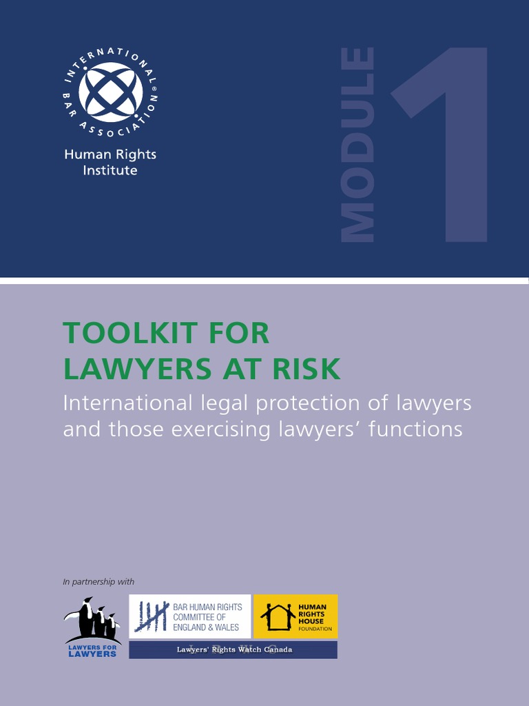 Toolkit for Lawyers at Risk 2022 | PDF | Human Rights | Lawyer