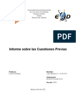 Informe Cuestiones Previas