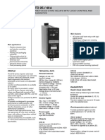 GTD 25 / 40A: Power Solid State Relays With Logic Control and Diagnostics