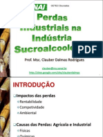 perdas industriais na indústria Sucroalcooleira 15set10 CAARAPÓ