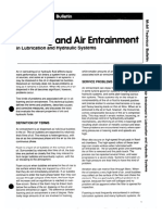 Foaming and Air Entrainment in Lubrication and Hydraulic Systems (Mobil Technical Bulletin - 1989)
