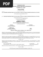 Apple Inc.: Form 10-Q