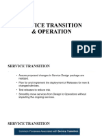 Module 4 - Service Transition and Operation