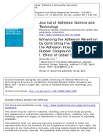 Journal of Adhesion Science and Technology