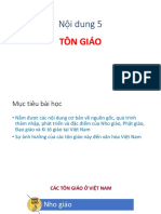 CHỦ ĐỀ 5 - TÔN GIÁO