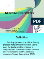 Nursing Process: MRSCH - Lavanya M.Sc. (N) Associate Professor Gitam Institute of Nursing Gitam