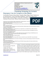 Construction of A Classifying Technology For Geriatric Emergency Care For Caregivers of The Elderly