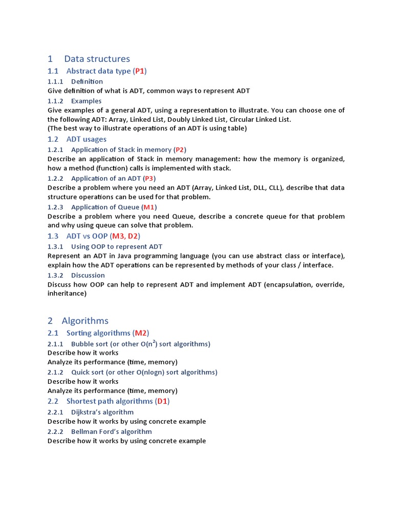 Data Structures | PDF