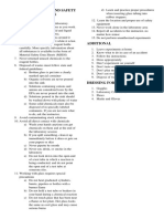 1 Laboratory Rules and Safety Procedure