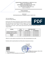Surat Edaran: Universitas Negeri Malang (Um)