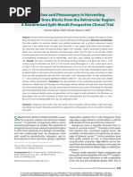 Microsaw and Piezosurgery in Harvesting Mandibular Bone Blocks From The Retromolar Region: A Randomized Split-Mouth Prospective Clinical Trial