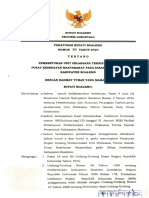 PERBUP No 89 TH 2020 TTG Pembentukan Unit Pelaksana Teknis Daerah Pusat Kesehatan Masyarakat Pada Dinas Kesehatan Kab Boalemo