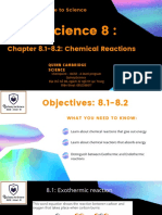 Science 8 Chapter 8 Chemical Reaction 8.1-8.2