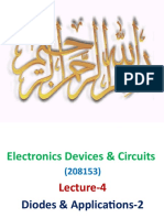 Lecture 4 - Diodes & Applications - 2