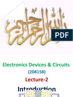Lecture 2 - Introduction To Electronics