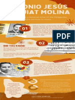 Orange and Maroon Collage Timeline Infographic