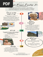 Beige Collage Scrapbook Timeline Infographic