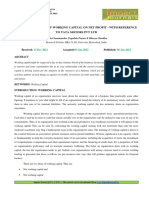 08-01-2022-1641639070-6-Impact - Ijrbm-2. Ijrbm - A Study On Impact of Working Capital On Net Profit - With Reference To Tata Motors PVT LTD