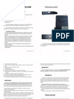 Sistem de alarma JFX 2002 GSM - PDF