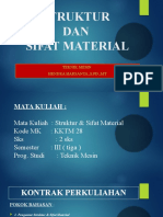 STRUKTUR DAN SIFAT MATERIAL