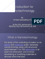 Intro - To - Nanotechnology BY HITESH MANGROLIYA