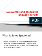 Syndromes and Associated Language Deficits