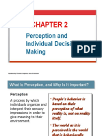 OB - CH2 - Perception and Individual Decision Making