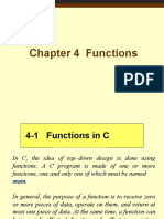 C Programming Functions Chapter 4