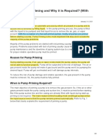 What Is Pump Priming and Why It Is Required With PDF