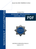 Wybrane Zagadnienia Historii Policji G Perz NR 99