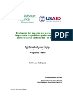 Informe mercado y política gub certificada RA TREES Ruth Lara 2008-PV