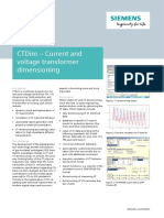 Ctdim Current and Voltage Transformer Dimensioning: at A Glance