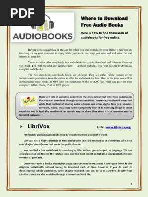 FREE AUDIOBOOKS