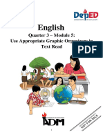 English: Quarter 3 - Module 5: Use Appropriate Graphic Organizers in Text Read