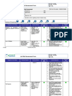 Silo - JRA Stack Scaffolding 11.05.2021 GOV-ST-41-1-APP02 Job Risk Assessment Form