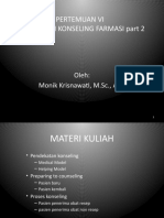 Materi Menjelaskan Komunikasi Konseling Farmasi Yakni Helping Model Dan Medication Model