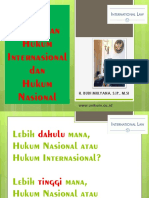 Materi 5 - Hubungan Hukum Internasional Dan Hukum Nasional