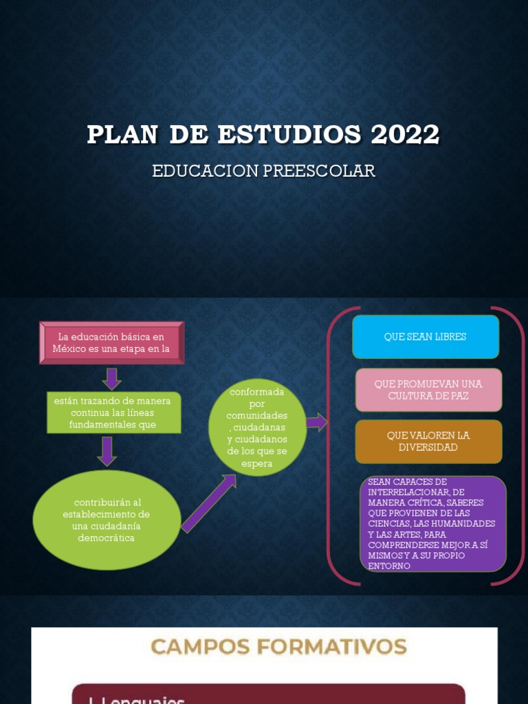 Plan de Estudios 2022 | PDF | Educación de la primera infancia | Plan ...