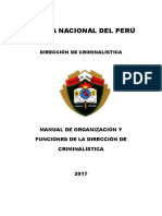 Manual de Organizacion y Funciones DIRCRI 18SET2017