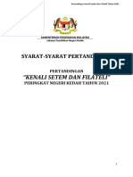 Pertandingan Kenali Setem Dan Filateli Peringkat Negeri Kedah 2021