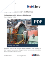 ESR - Volcan Compañía Minera - Chungar, Inspeccion de Molinos, Dic 2017