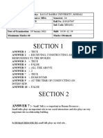 Answer Sheet of Business Communication by Harpreet Kaur