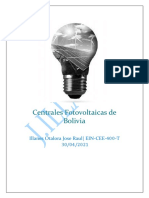 Centrales Fotovoltaicas de Bolivia - Illanes Otalora Jose Raul 400 T