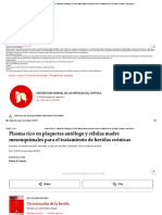 Plasma Rico en Plaquetas Autólogo y Células Madre Mesenquimales Para El Tratamiento de Heridas Crónicas _ IntechOpen