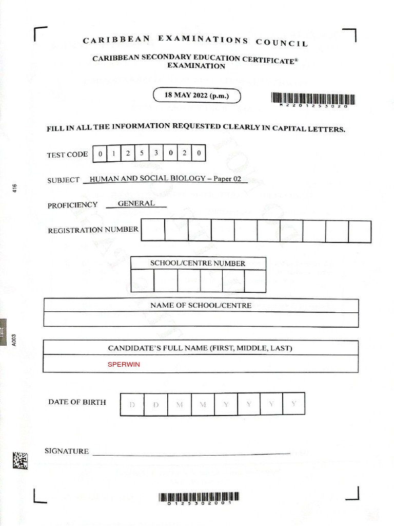 HSB Paper 2 Study Guide and Insights | PDF | Neurotransmitter | Blood