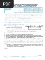 Kom3712 Control System Design, Homework-1&2